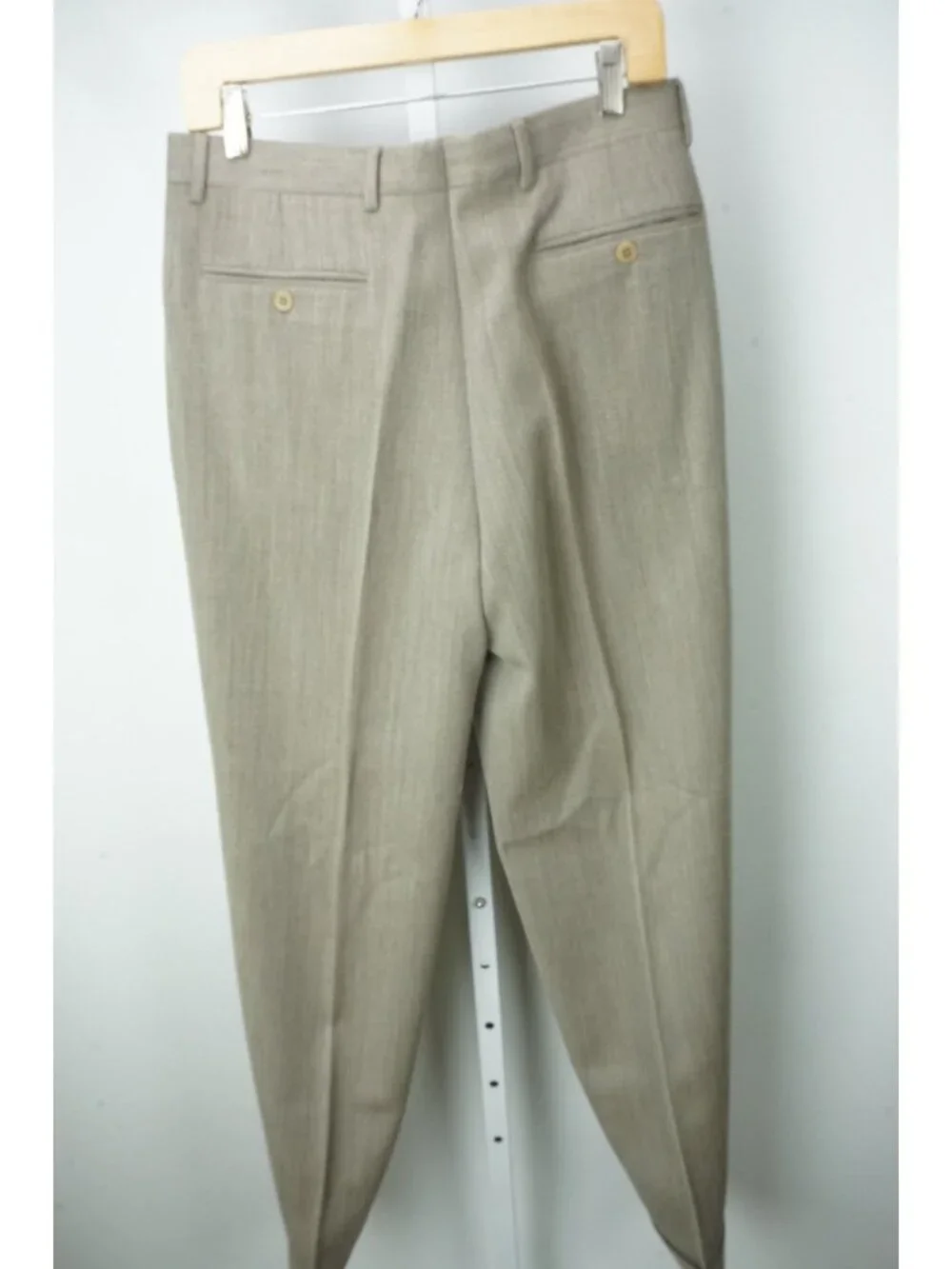 Zanella Touring Brown Woven 100% Wool Dress Pant 48R EU BRAND NEW